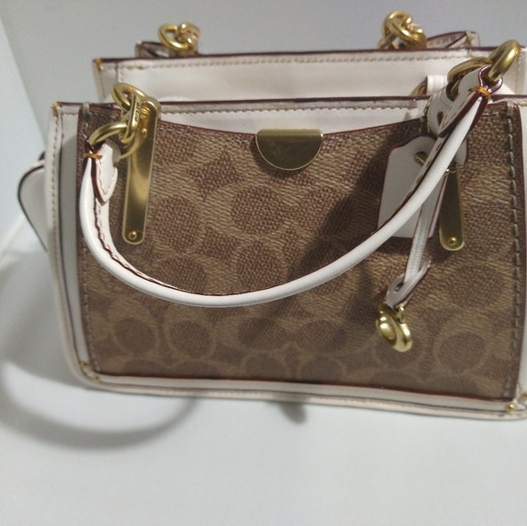 Coach signature logo dreamer 21 leather handbag - Picture 11 of 15